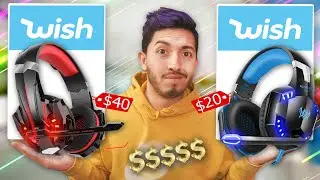 COMPRANDO TODOS LOS AUDIFONOS GAMER DE WISH...