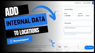 Add internal data to locations - Store locator app
