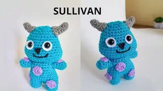 COMO TEJER A SULLEY   AMIGURUMI-TUTORIAL