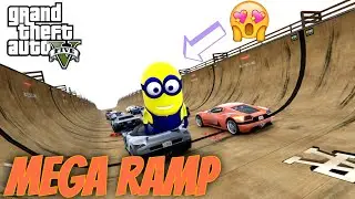 Minions Max Level Mega Ramp Challenge in GTA V