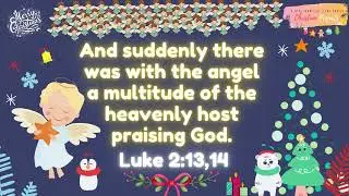 Luke 2:13-14 Christmas Bible Verse || Bible Verse || Christian Projects