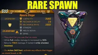 BL3 - LVL 72 - Riposte Stinger - Action Skill Start - Active any Effect