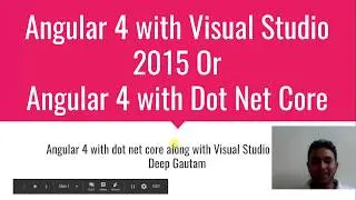 Angular 4 quick start with vs 2015