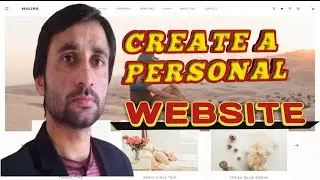 How to Create a Personal / Portfolio Website  2021 Step By Step in urdu/hindi sialacademy