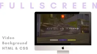 Full Screen Video Background with HTML & CSS | Easy Video Background CSS