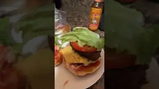 what to eat? burger 🍔 left overs