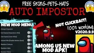 Among us mod 2021 latest||always imposter||how to download mod version of AMONG US