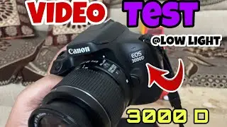 Canon 3000d Video Test on Low Light & Compared 3000d with iPhone 12 Camera