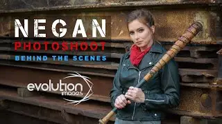 NEGAN - The Walking Dead - Behind the Scenes Photoshoot with Melanie Henry - 4K