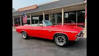 1969 Chevrolet Chevelle SS Convertible $72,900.00