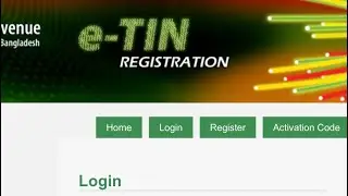e-Tin registration 2024 😱😱