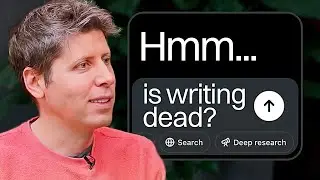 The Future of Writing Is Not What You Think — Sam Altman