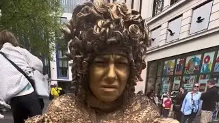 Gold Lady it’s greedy sometimes       #goldenprincess #performer #viral #disney #art #cosplay #reels