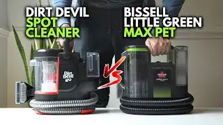 DIRT DEVIL Spot Cleaner vs BISSELL - Carpet Tests & Review