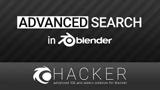 Advanced Search In Blender's Text Editor