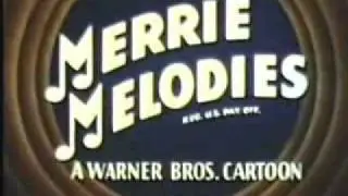 Merrie Melodies Late 1940's Intro