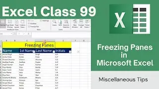 Freezing Panes in Excel: Keep Your Headers Visible While Scrolling