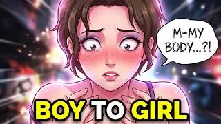 TG TF Boy to girl new milf  TG body change Gender bender Body swap
