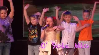 O Sole Mio -cover  7-year-old Liza kids-singing My sunshine #osolemio