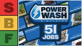 I played and ranked EVERY PowerWash Simulator Job so you don’t have to…