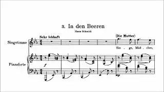 Johannes Brahms – 5 Romanzen und Gesänge op. 84 (1881 – 1882)[Score]