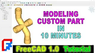 FreeCAD 1 0 Tutorial #7 | 3D Modeling Tutorial | FreeCAD for beginners #freecadtutorial #freecad