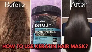 Keratin Nutrition Treatment Hair Mask Review And Full Demo/Hair Mask For Shoft,Shiny Straight Hair