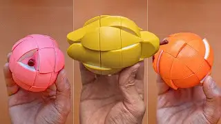 🍊 Как собрать КУБИК РУБИКА в форме Груши, Персика и Апельсина