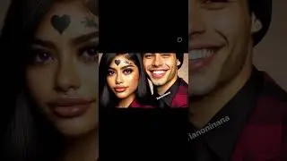 Latino guy kisses Latina girl