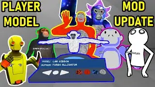 MASSIVE UPDATE for the GORILLA PLAYER SKINS MOD in Gorilla Tag VR