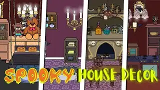 Spooky House Decor | DECORINN| | #shorts #tizi #tocaboca #homedesign