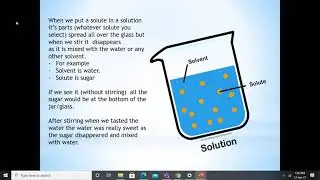 Soluble and insoluble solids