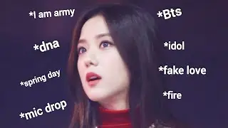Blackpink' in Bts şarkılarına tepkisi | Blackpink reaction to Bts