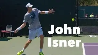 John Isner - Forehand in Super Slow Motion by TennisAcademy101