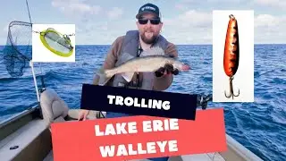 Trolling for Lake Erie Walleye