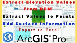 Extract Elevation Values from DEM using ArcGIS Pro
