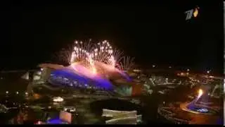 фейерверк 1 закрытие ОИ Сочи 2014