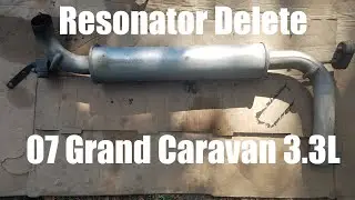 Exhaust Resonator Delete on 07 Grand Caravan 3.3L V6