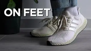 adidas Ultra 4D Chalk White — ON FEET
