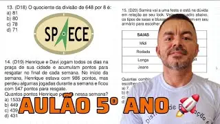 ✅ SPAECE MATEMÁTICA 5° ANO - SIMULADO 4