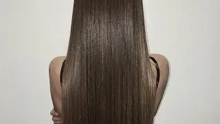 silky straight hair