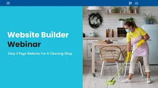 LEARN | Easy 3 Page Website for a Cleaning Shop