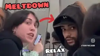 Unhinged Woman SCREAMS At Her Boyfriend In The Airport