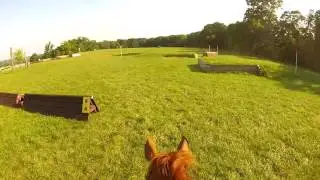Twilight Eventing Cross Country Helmet Cam 8-3-16
