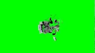 DJ Mixer Vestax N100111 audio mixer breaking up green screen animation 64bit test 1 s01r08