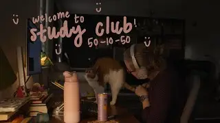 study with me after school (50-10-50, no music - just typing sounds)