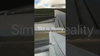 Sim vs. Reality - Austrian Airlines A320 take off on RW18 in FRA #aua #a320 #fra #msfs #fenix