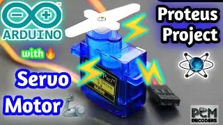 Servo Motor ✅ - How to use Servo Motor with Arduino in Proteus 8 Professional in 2024 ❔