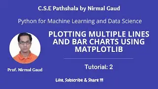 Plotting Multiple Lines and Bar Charts using Matplotlib: Tutorial 2