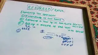 freshman : applied maths 1 : chapter 2 : matrices : Rank of matrices , row echolen , rref